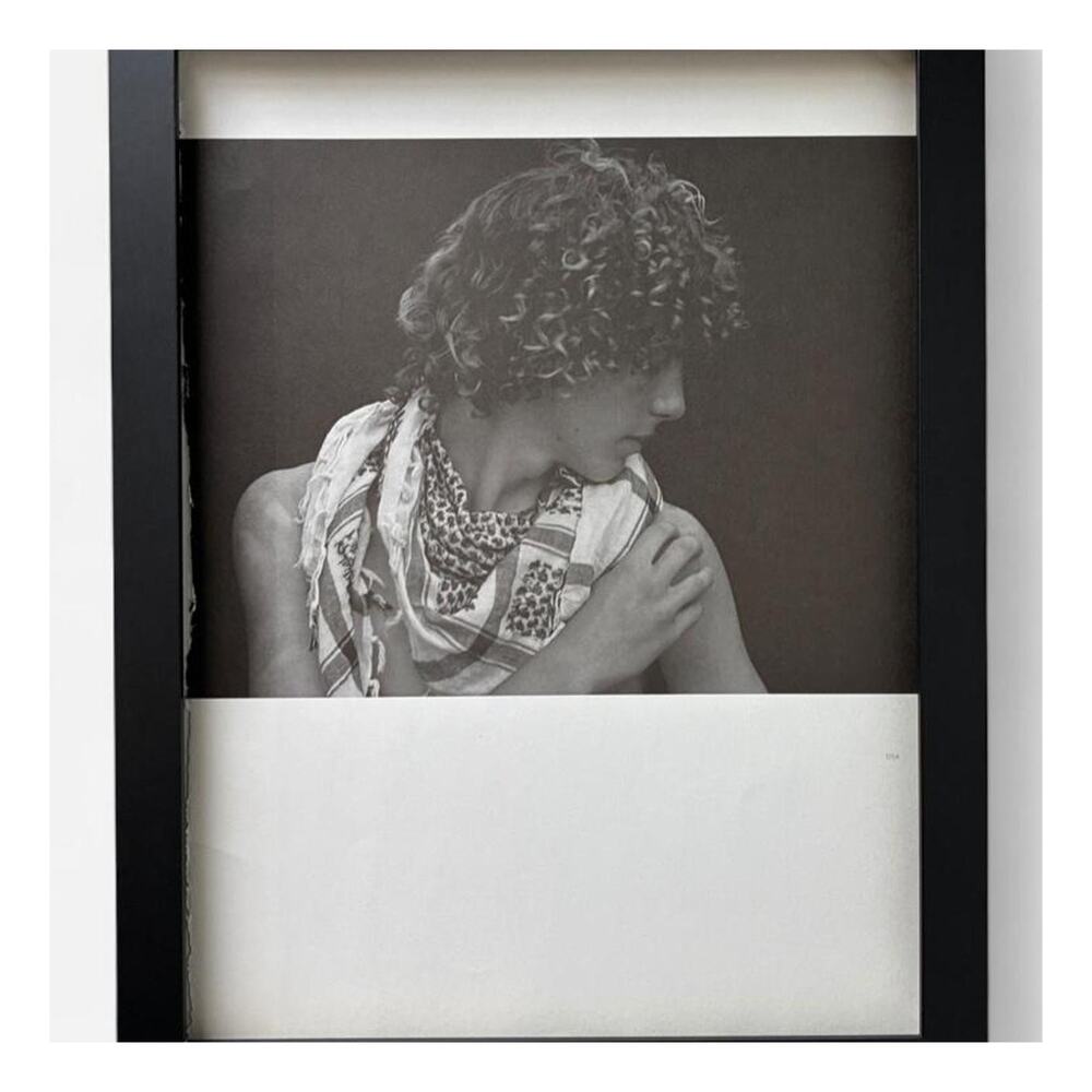 Hedi Slimane photography cutout framed poster 9x12